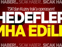 TSK'dan Kuzey Irak'a Hava Harekatı