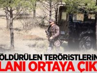 Öldürülen teröristlerin planı ortaya çıktı