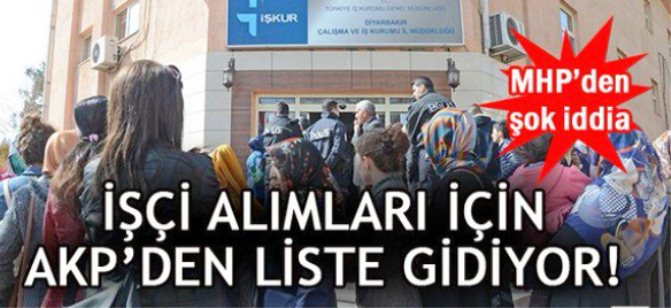 MHP Mersin Milletvekili Baki Şimşek, , AKP il başkanlıklarından “özel listeler" gönderiliyor...