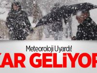Meteoroloji'den Kar Yağışı Uyarısı!