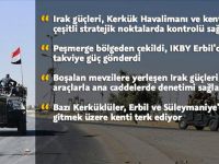 Irak güçlerinin Kerkük'te ilerleyişi sürüyor