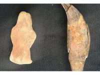 Yeşilova Höyüğünde 8 Bin Yıllık Ayı Heykelciği Bulundu