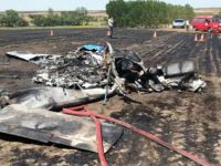 Çorlu'da Eğitim Uçağı düştü!