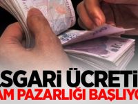 Asgari ücretin zam pazarlığı başlıyor