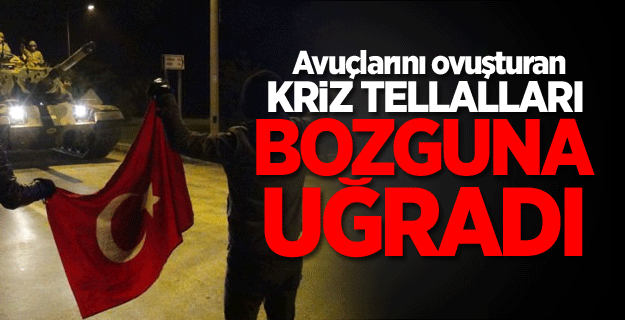Avuçlarını ovuşturan kriz tellalları bozguna uğradı