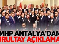 MHP Antalya'dan Kurultay Açıklaması