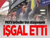 PKK/PYD Yandaşları İngiltere'de Tren İstasyonlarını İşgal Etti