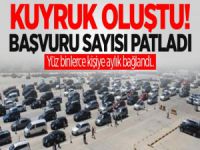 Başvuru sayısı patladı, Kuyruk oluştu!