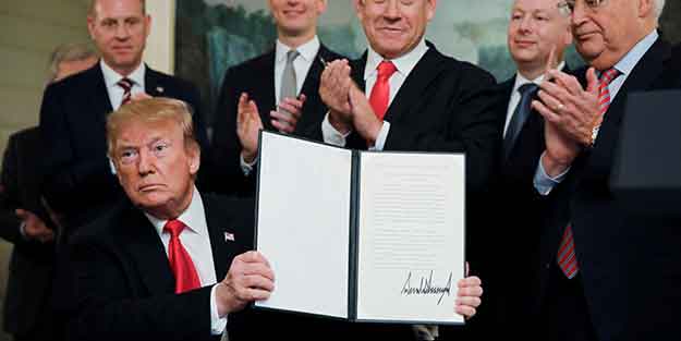 Trump skandal kararnameyi imzaladı