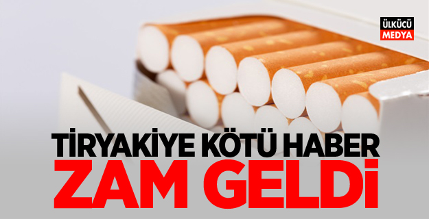 Sigara Tiryakilere kötü haber!