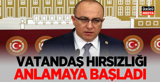 MHP Genel Başkan Yardımcısı Yönter: 'Vatandaş, hırsızlığı anlamaya başladı'
