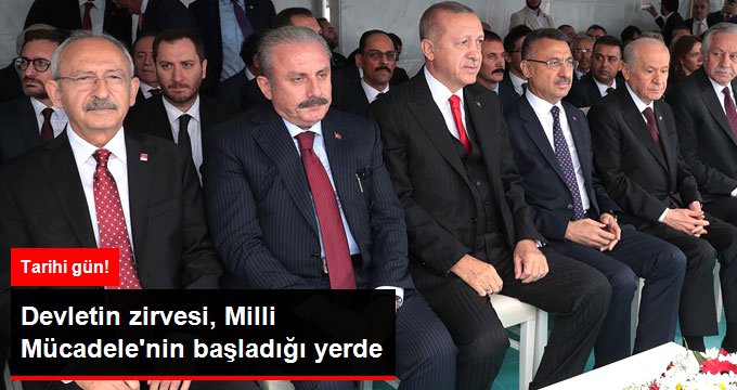 Samsun'da Tarihi Gün! Devletin Zirvesi 19 Mayıs'ın 100. Yıl Kutlama Töreninde