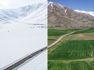 Kuş Bakışı Fotoğraflarla Türkiye'den Yaz-kış Manzaraları