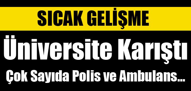 ANKARA ÜNİVERSİTESİ KARİŞTI !