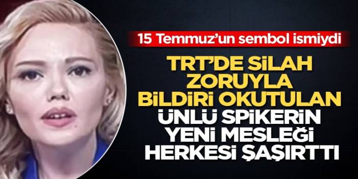 TRT’de Zorla Bildiri Okutulan Ünlü Spikerin Şoke Eden Yeni Mesleği