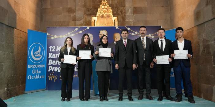 Erzurum Ülkü Ocakları’nda Eğitim Programı Tamamlandı: 200 Genç Sertifika Aldı