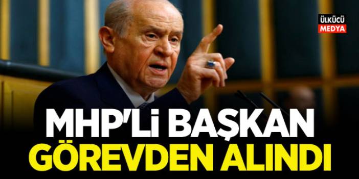 MHP İl Başkanı ve 13 İlçe Başkanı Görevden Alındı
