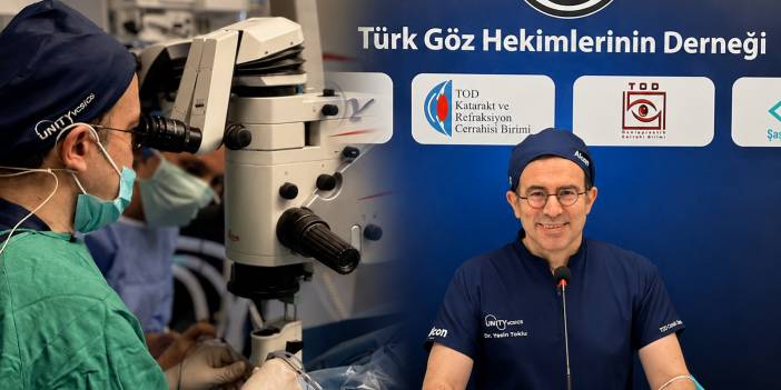 Ankara Bilkent'te 4 Günde 70 Ameliyat! Göz Cerrahları Canlı Yayında Eğitim Alıyor