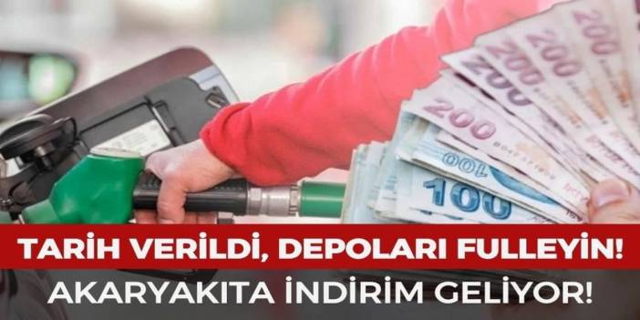 Akaryakıta İndirim Geliyor! Benzin ve Motorinde Yeni Fiyat Tarihi Açıklandı