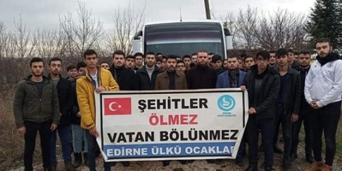 Edirne Ülkü Ocakları Şehidini Unutmadı !