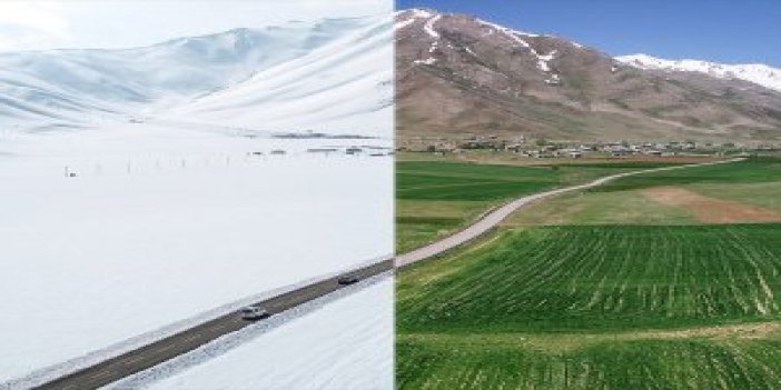 Kuş Bakışı Fotoğraflarla Türkiye'den Yaz-kış Manzaraları