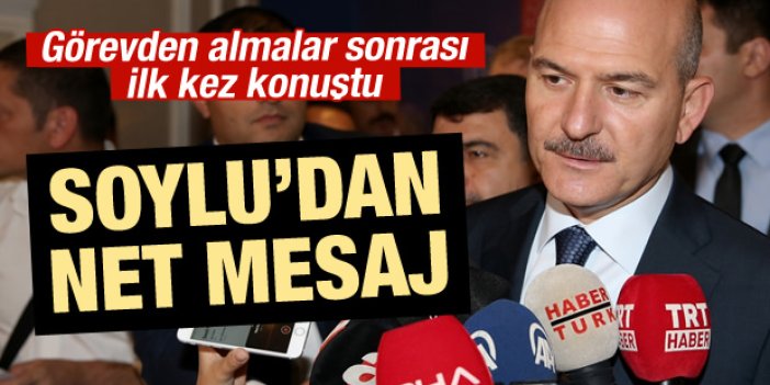 Süleyman Soylu'dan son dakika açıklaması