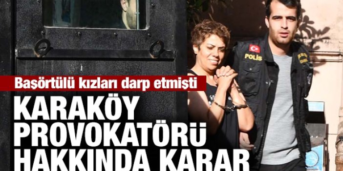 Karaköy'de başörtülü kadına saldırgan tutuklandı
